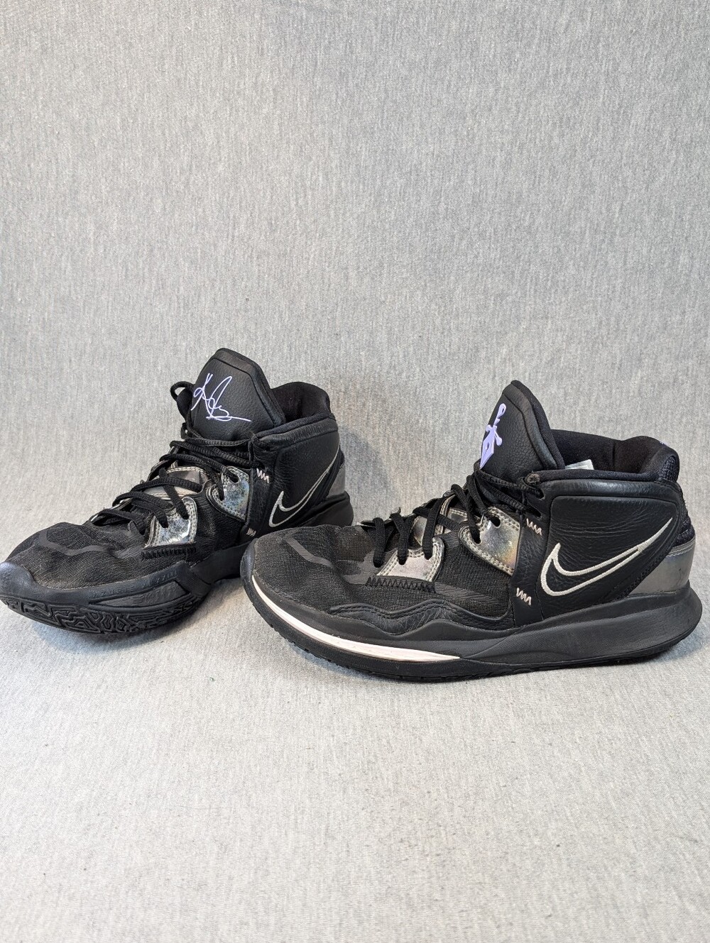 Nike Kyrie Infinity Shoes Mens 8 Black Basketball Sneakers CZ0204-005
